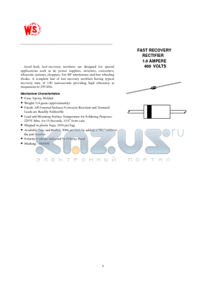 1N4936 datasheet - Axial-Lead Fast-Recovery Rectifier