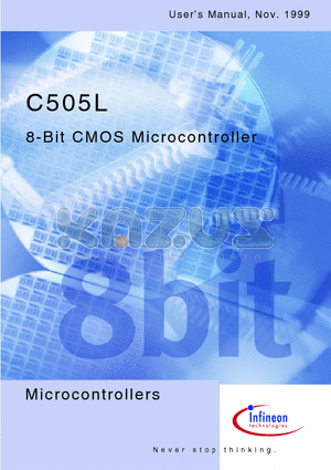 C505L datasheet - 8-Bit CMOS Microcontroller