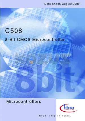 C508 datasheet - 8-Bit CMOS Microcontroller