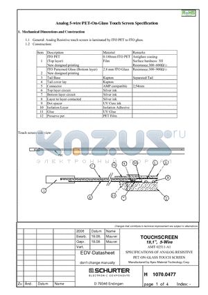 1070.0477 datasheet - TOUCHSCREEN