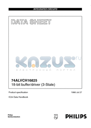 74ALVCH16825 datasheet - 18-bit buffer/driver 3-State