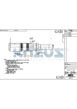 1075-1 datasheet - PLUG, K-LOC