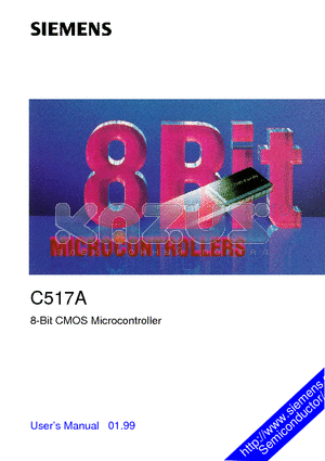 C517A datasheet - 8-Bit CMOS Microcontroller