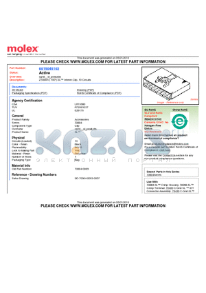 015-04-5102 datasheet - 2.54mm (.100