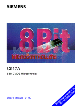 C517A_99 datasheet - 8-Bit CMOS Microcontroller