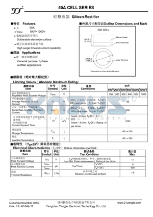 50A_11 datasheet - Silicon Rectifier