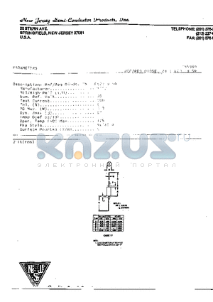 1N5080 datasheet - REF/RED DIODE