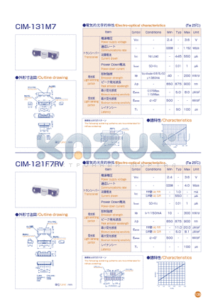 CIM-131M7 datasheet - Infrared IrDA Compliant Transceiver