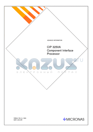 CIP3250A datasheet - Component Interface Processor