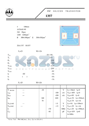 A126AG-00 datasheet - PNP SILICON TRANSISTOR