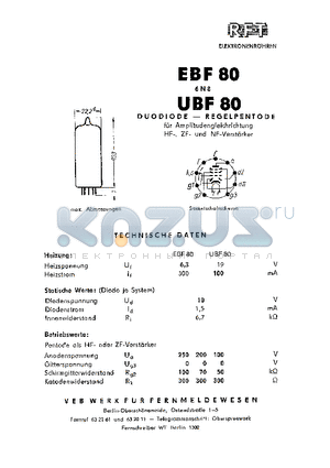 DF167 datasheet - DUODIODE - REGELPENTODE