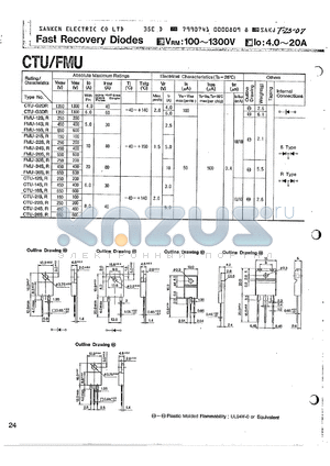 CTU-21S datasheet - FAST RECOVERY DIODES