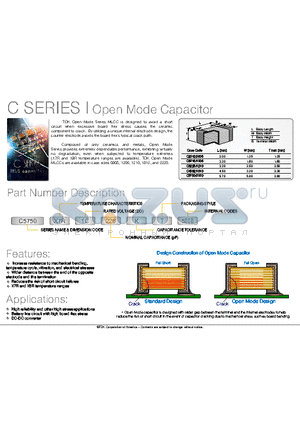 C5750X7R1C226KT5XXX datasheet - Open Mode Capacitor