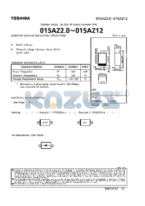 015AZ9.1X datasheet - Diode Silicon Epitaxial Planar Type