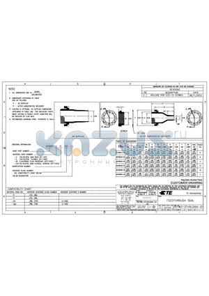 016213-000 datasheet - FEEDTHROUGH SEAL