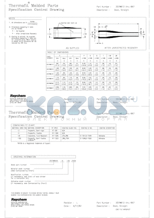 016984-000 datasheet - THERMOIFT MOLDID PARTS SPECIFICATION CONTROL DRAWING