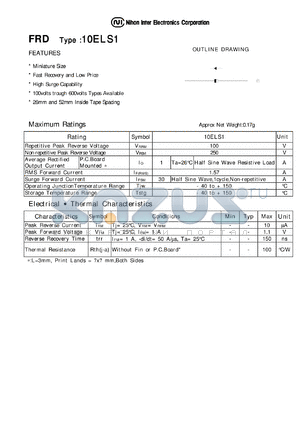 10ELS1 datasheet - FRD