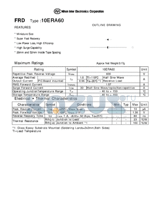 10ERA60 datasheet - FRD