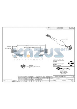 CUI-103E-10 datasheet - NEW DRAWING