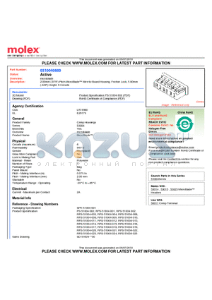 51004-0600 datasheet - 2.00mm (.079