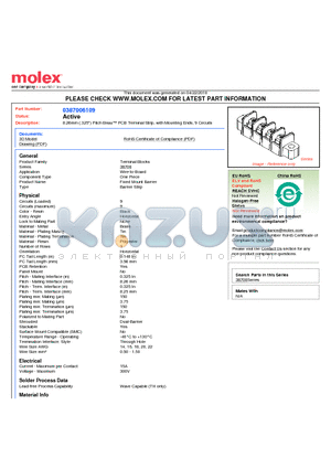 387006109 datasheet - 8.26mm (.325