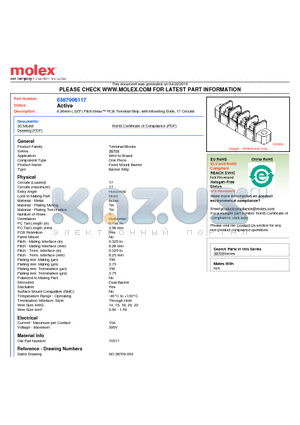 387006117 datasheet - 8.26mm (.325