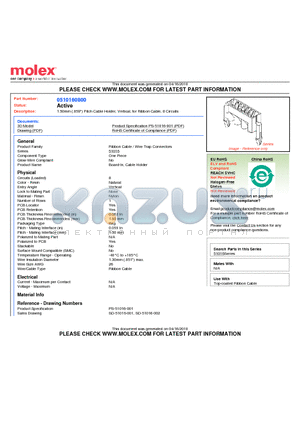 51016-0800 datasheet - 1.50mm (.059