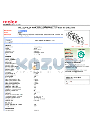 387007312 datasheet - 8.26mm (.325