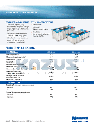 BMOD0083 datasheet - Compact, rugged, fully enclosed splash proof design