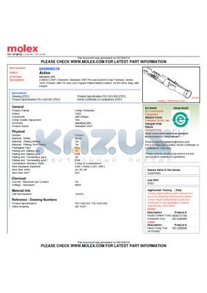 39-00-0316 datasheet - 2.36mm (.093