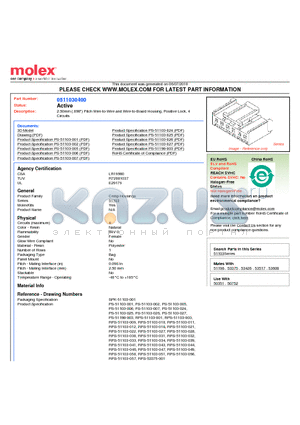 51103-0400 datasheet - 2.50mm (.098