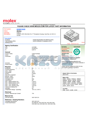 39-01-2025 datasheet - 4.20mm (.165