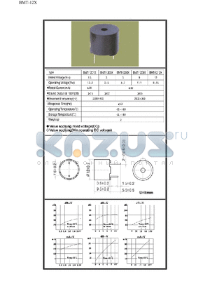 BMT-1203X datasheet - BMT-1201X