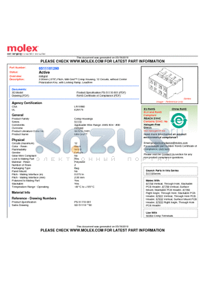 51110-1260 datasheet - 2.00mm (.079