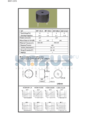 BMT-1212UX datasheet - BMT-1201UX