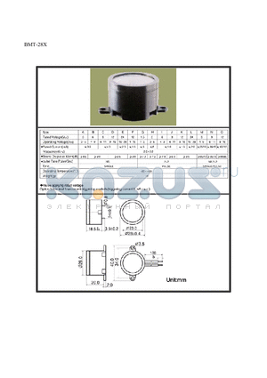 BMT-28X datasheet - BMT-28X