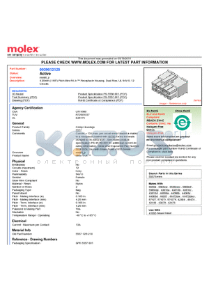 39-01-2125 datasheet - 4.20mm (.165