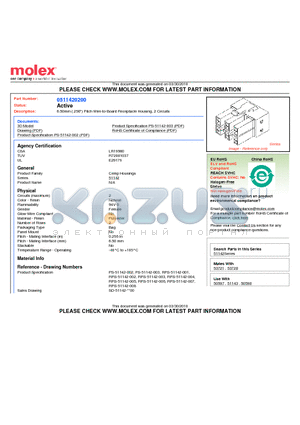 51142-0200 datasheet - 6.50mm (.256