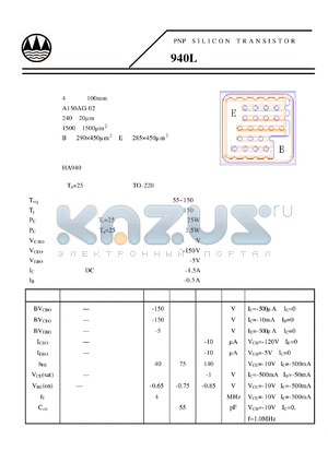 A150AG-02 datasheet - PNP SILICON TRANSISTOR