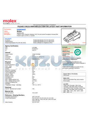 39-03-6024 datasheet - 2.36mm (.093