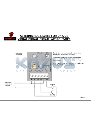 CVM-60 datasheet - ALTERNATING LIGHTS FOR UNIQUE VISUAL SIGNAL SIGNAL WITH CUT-OFF