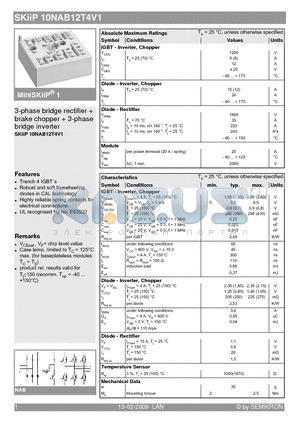 10NAB12T4V1 datasheet - 3-phase bridge rectifier