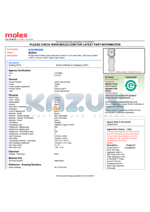 0191640049 datasheet - Perma-Seal Male Quick Disconnect Tab for 14-16 AWG Wire