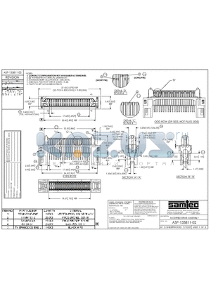 ASP-133811-02 datasheet - CONTACT CONFIGURATION NOT AVAILABLE AS STANDARD