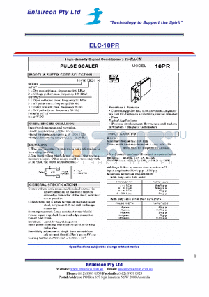 10PR-220-R datasheet - HIGH-DENSITY SIGNAL CONDITIONERS 10-PACK PULSE SCALER