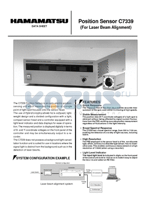 C7339 datasheet - Position Sensor