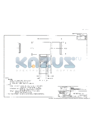 512-900-1107J datasheet - SMB RIGHT ANGLE PLUG