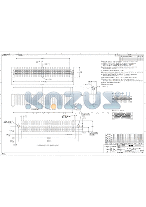 5120524-1 datasheet - RCPT ASSY, 1.0mm FH(IEEE1386) CONNECTOR