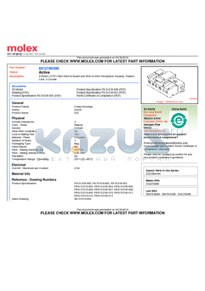 51216-0300 datasheet - 2.00mm (.079