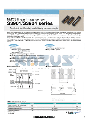 C7883G datasheet - Current output, high UV sensitivity, excellent linearity, low power consumption